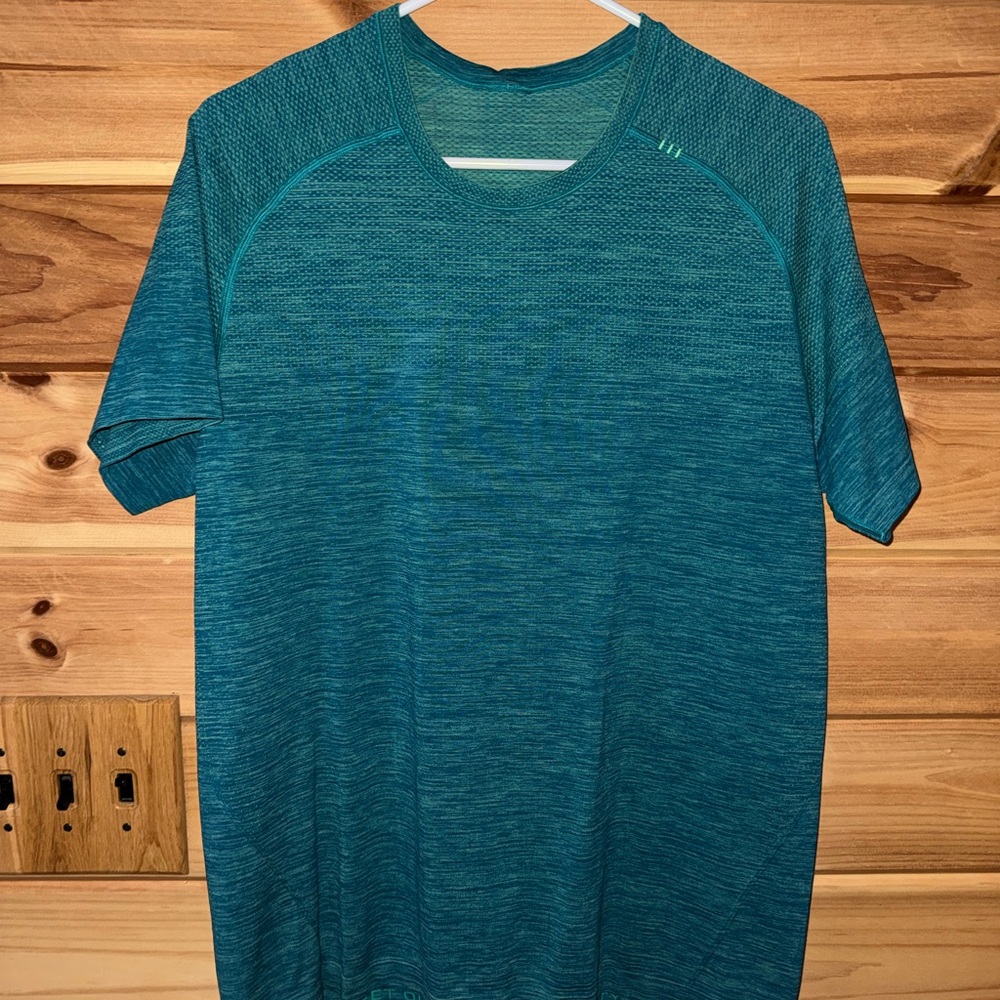 lululemon athletica Teal Short Sleeve Tee